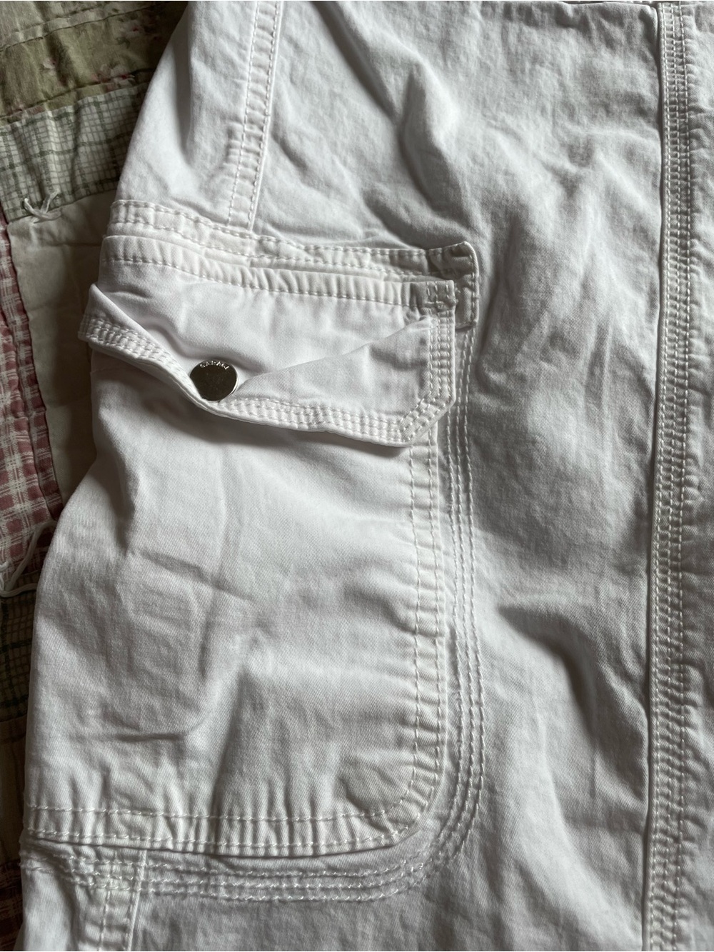 GARAGE DenimWoman’s - Tried on never worn.White Cargo Pants - Casual Wide Leg. - Picture 6 of 9